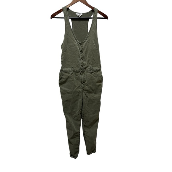 Paige Christy Utility Jumpsuit Olive Green - Picture 5 of 7